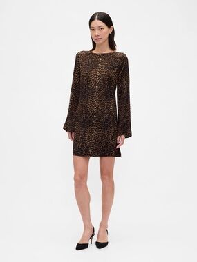 GAP | NWT Leopard Shift Dress in Tall Sizing